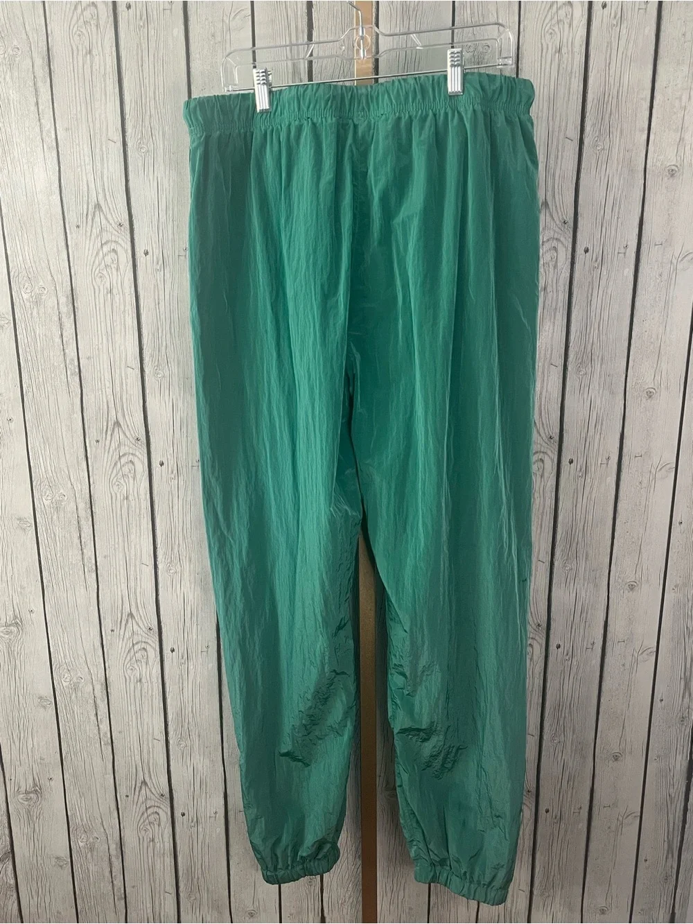 FOG Essentials Fear of God Men's Green Nylon Track Pants Jogger Size XL